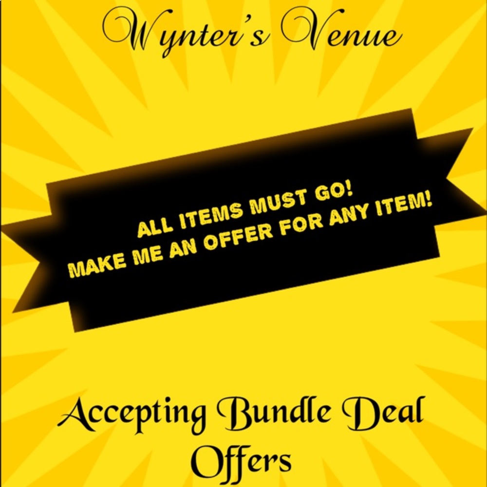 Closet Clear Out Sale! Everything Must Go! ☺️